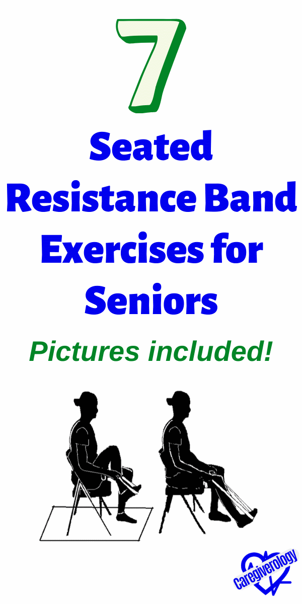 7 exercices de bande de résistance assis pour les personnes âgées